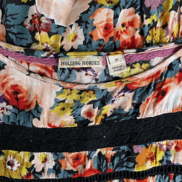 Anthropologie Holding Horses Garden Lace Tiered Mini Dress - Picture 8 of 8